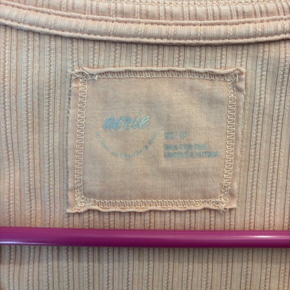 Aerie Long Sleeve Cross Front Bodysuit - Picture 3 of 3